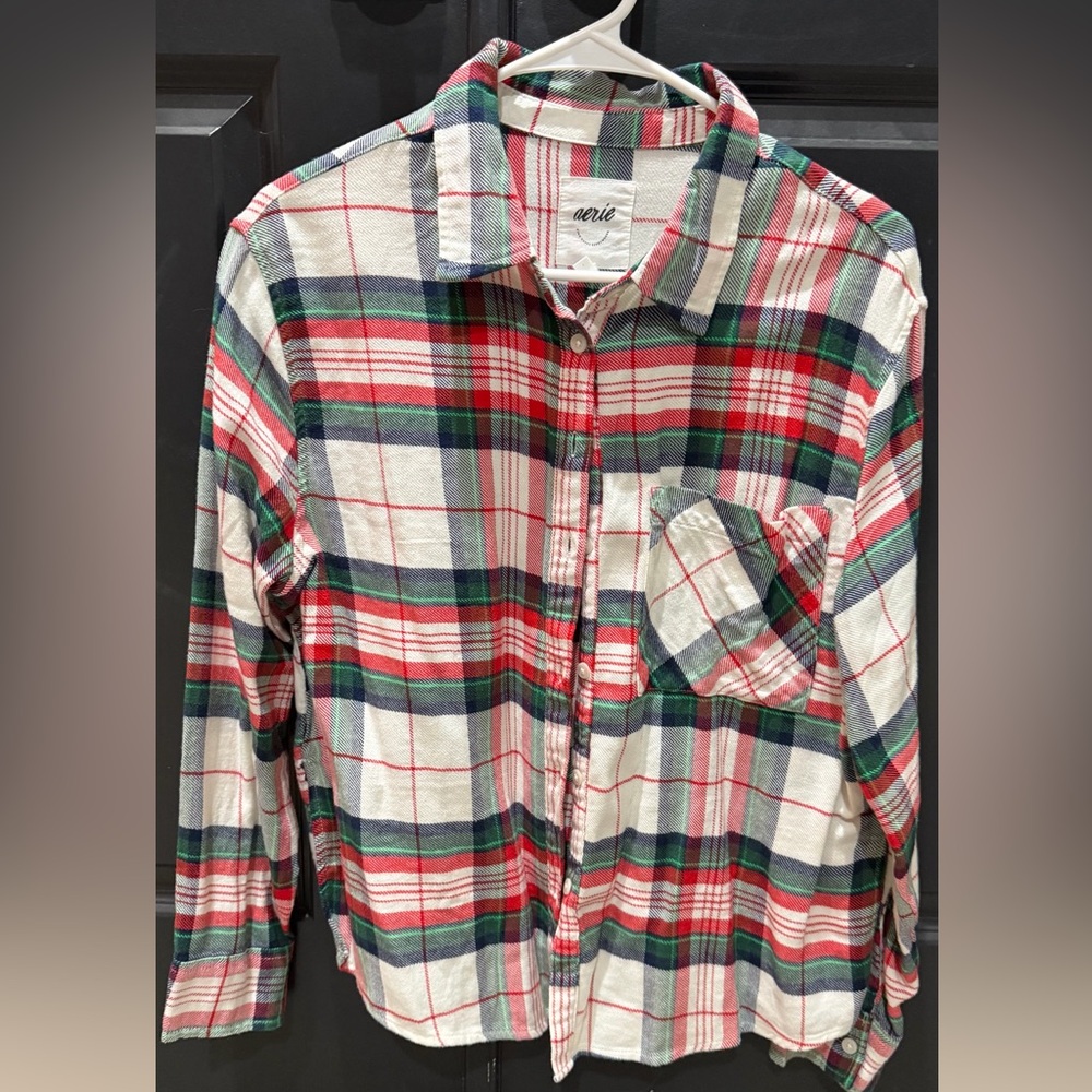 Aerie Plaid Shirt new without tags